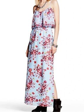 NWT' Princess Vera Wang Floral Popover Maxi Dress - small